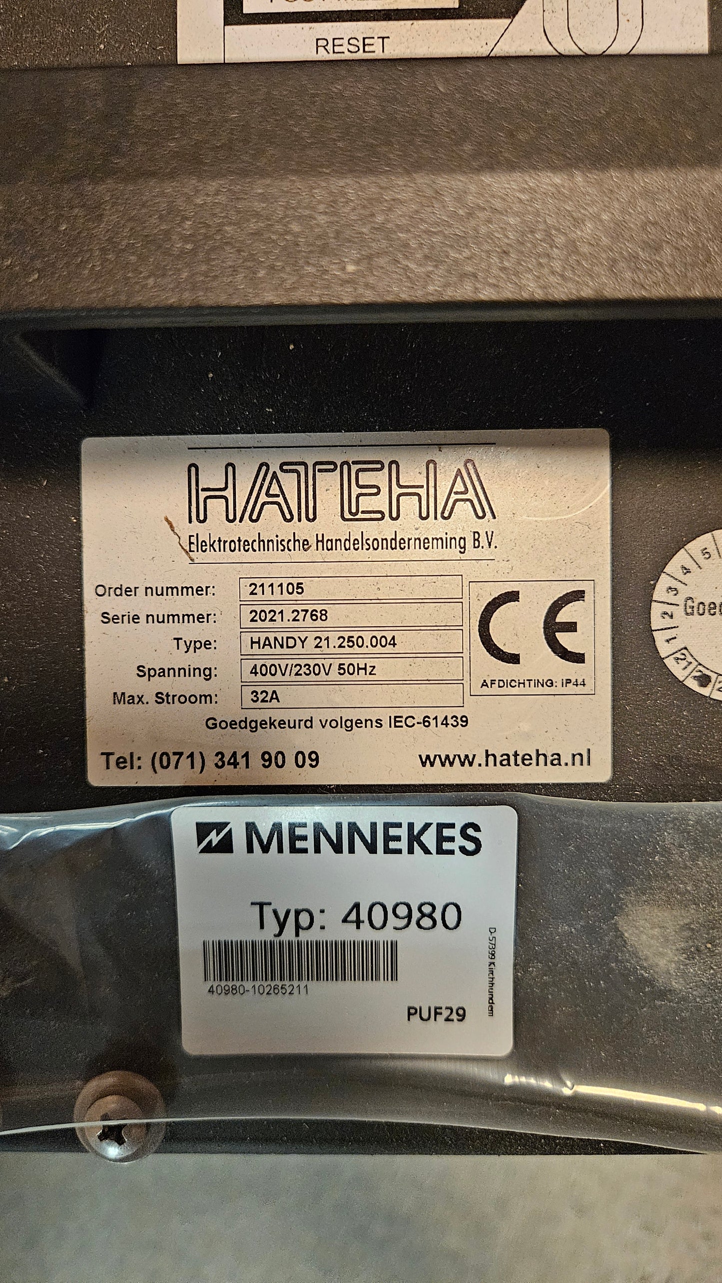 Handy krachtstroom verdeel-paddestoel Type 40980